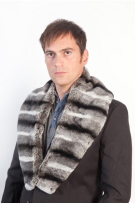 Rex Chinchilla fur collar 